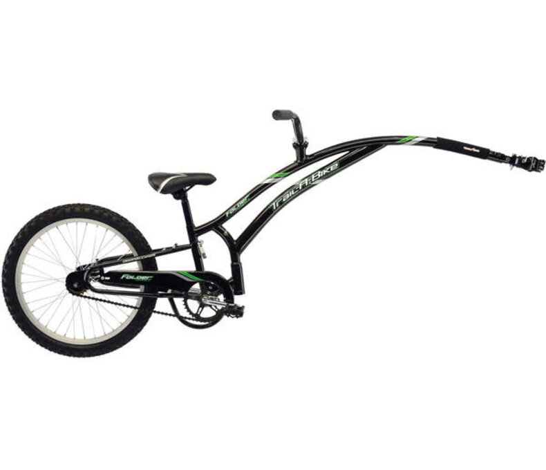 Adams Trail A Bikes Compact Folder Child Trailer: Black
