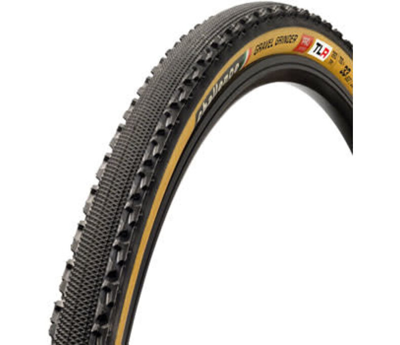 Challenge Gravel Grinder Pro Tire - 700 x 33, Tubeless, Folding, Black/Tan, Handmade