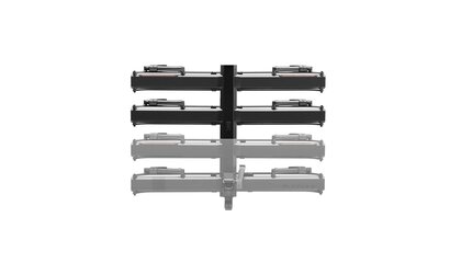 Kuat Piston Pro X Add On - LED Dual Ratchet Platform Rack with Kashima - 2 Bike - Galaxy Gray