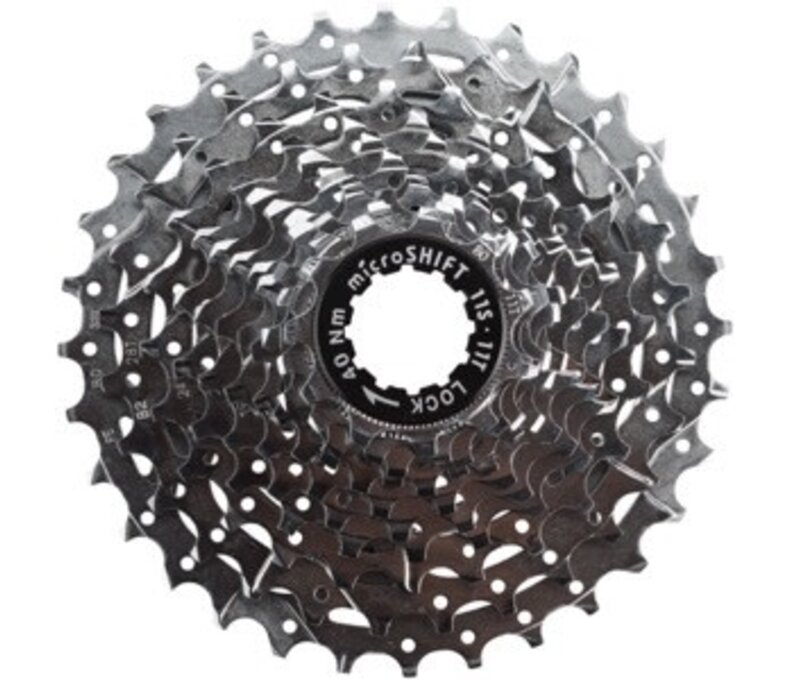 MicroShift 11sp Road Cassette -11-25t, CS-H11, Chrome Plated