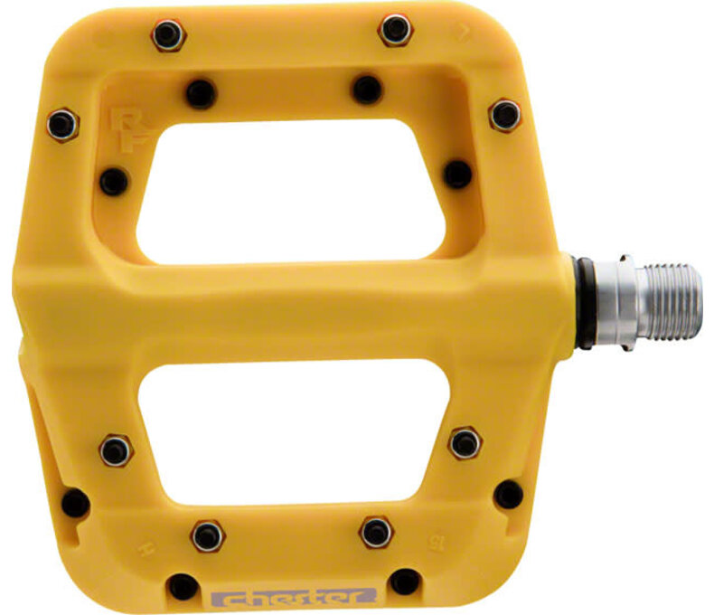 RaceFace Chester Pedals - Platform, Composite, 9/16", Yellow