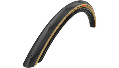 Schwalbe Pro One TT Tire - 700 x 28, Tubeless, Folding, Black/Tan, Evolution Line, Addix Race