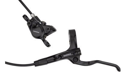 Shimano Alivio BL-MT200/BR-MT200 Disc Brake and Lever - Front, Hydraulic, Post Mount, Resin Pads, Black