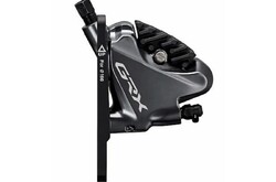 Shimano GRX ST-RX815 11-Speed Di2 Right Drop-Bar Shifter/Hydraulic Brake Lever with BR-RX810 Flat Mount Caliper, Pre-Bled 1700mm Hose