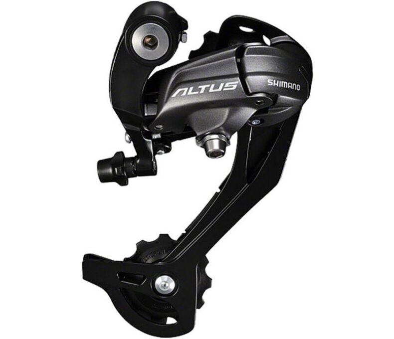 Shimano RD-M370-SGS Altus 9 Speed Rear Derailleur - Long Cage, Black