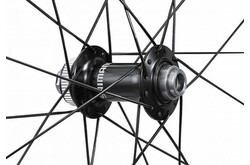 Shimano WH-RS710 C46-TL Disc Brake Wheelset - F:24H/R:24H, 11/12-S, OLD:100/142MM, F/R:12MM E-THRU, TUBELESS, W/TUBELESS TAPE, FOR CL DISC