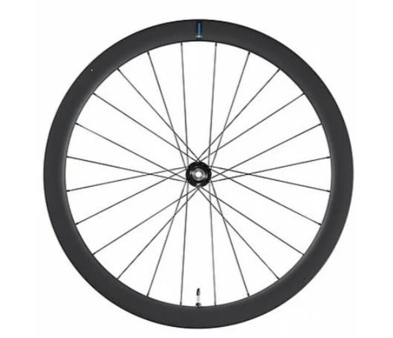 Shimano WH-RS710 C46-TL Disc Brake Wheelset - F:24H/R:24H, 11/12-S, OLD:100/142MM, F/R:12MM E-THRU, TUBELESS, W/TUBELESS TAPE, FOR CL DISC