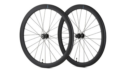 Shimano WH-RS710 C46-TL Disc Brake Wheelset - F:24H/R:24H, 11/12-S, OLD:100/142MM, F/R:12MM E-THRU, TUBELESS, W/TUBELESS TAPE, FOR CL DISC