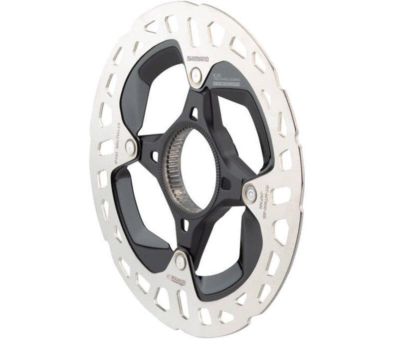 Shimano XTR RT-MT900-SS Disc Brake Rotor - 140mm, Center Lock, Silver/Black