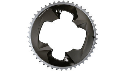 SRAM Force 2x12-Speed Outer Chainring - 48T, 107 BCD, 4-Bolt, Polar Grey,  For use with 35T Inner