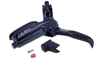 SRAM Level T Replacement Hydraulic Brake Lever Assembly with Barb and Olive(No Hose), Dark Gray