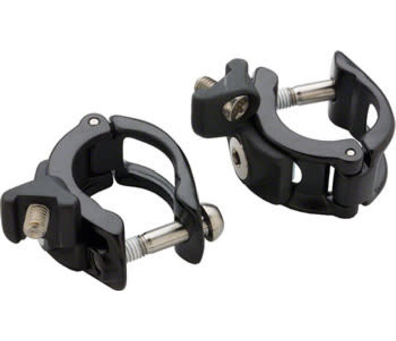 SRAM MatchMaker X Cockpit Clamp - Pair, Black with Ti Bolts