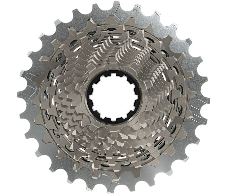 SRAM RED AXS XG-1290 Cassette - 12-Speed, Silver, XDR Driver, 10-26