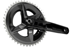 SRAM Rival AXS Crankset - 170mm, 12-Speed, 46/33t, 107 BCD, DUB Spindle Interface, Black, D1