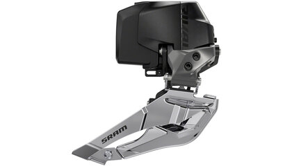 SRAM Rival eTap AXS Wide Front Derailleur - 2x12-Speed, Braze-on, Black, D1