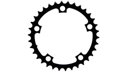 SRAM Road Inner Chainring - 38T, V1, 110mm, Black (52/38) (Compact)