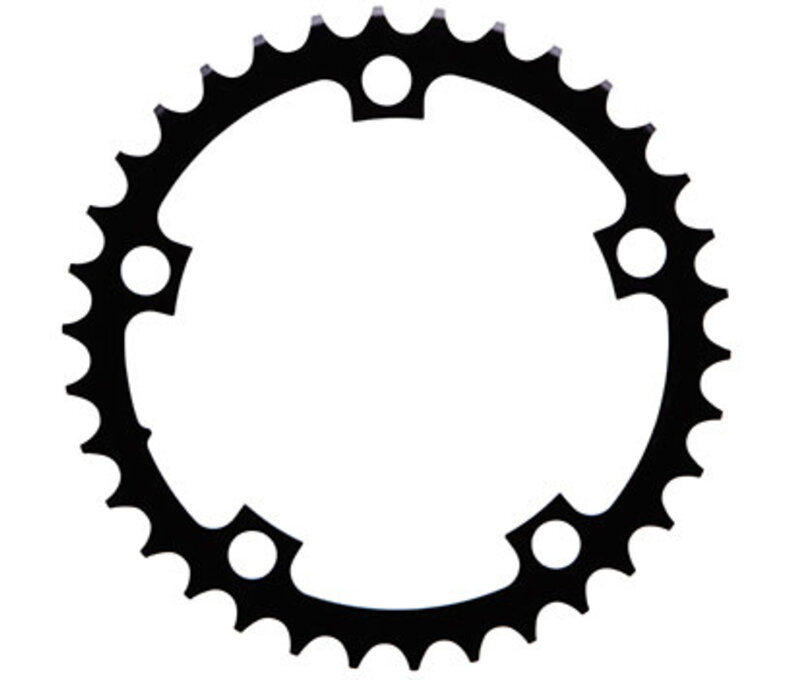 SRAM Road Inner Chainring - 38T, V1, 110mm, Black (52/38) (Compact)