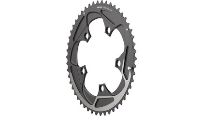 SRAM Yaw Chainring - 50T, 110mm BCD, 11-Speed, Black With Silver Trim