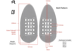 CLOSED BACK CARBON SCOOPS