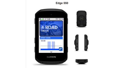 Edge 550 GPS Cycling Computer – Device Only