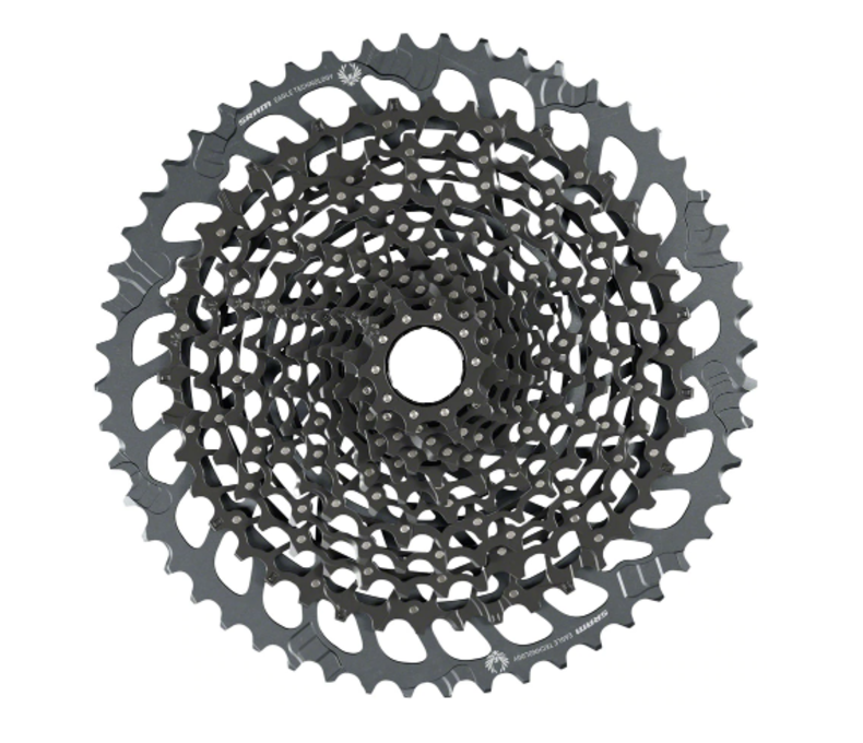 SRAM GX Eagle XG-1275 Cassette - 12 Speed, 10-52t, 520% Range, Black, For XD Driver Body