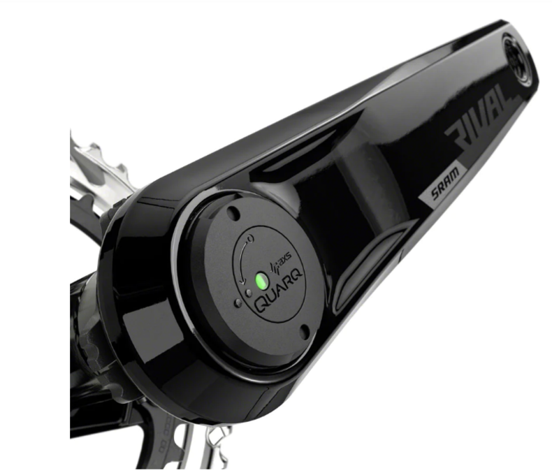 SRAM Rival AXS Crankset with Quarq Power Meter - 172.5mm, 12-Speed, 46/33t Yaw, 107 BCD, DUB Spindle Interface, Black, D1