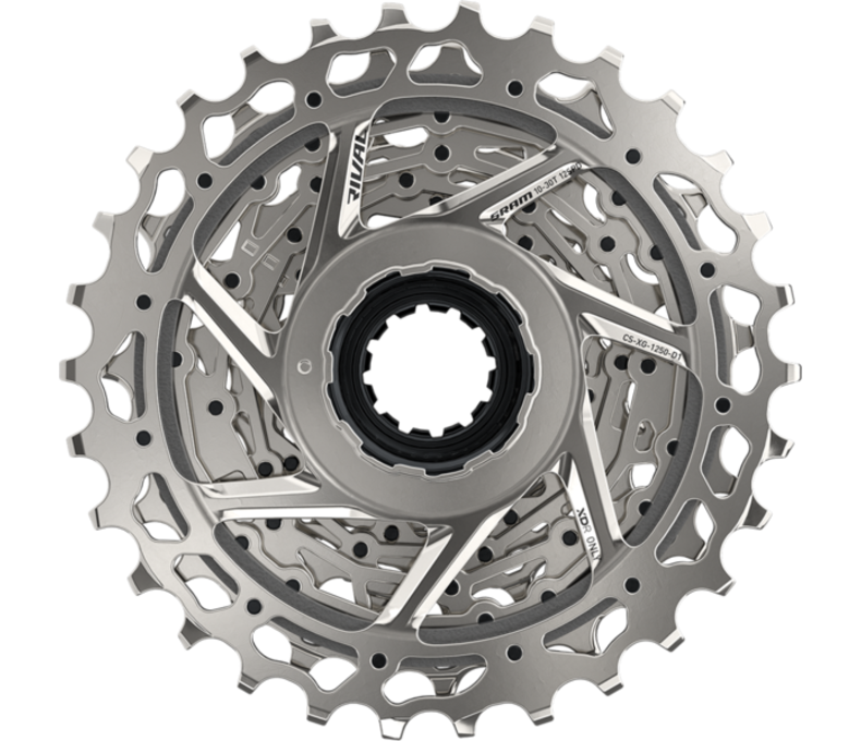 SRAM Rival AXS XG-1250 Cassette - 12-Speed, 10-36t, Silver, For XDR Driver Body, D1